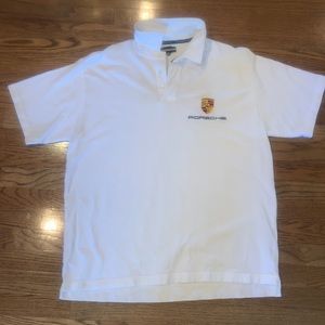 Porsche Men’s Polo Shirt White Size XXL